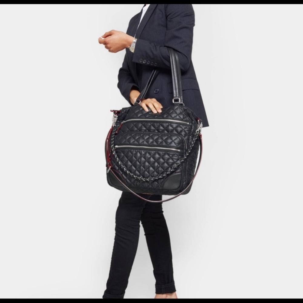 MZ Wallace Crosby Tote handbag bag - Black rare sold out - Picture 3 of 16
